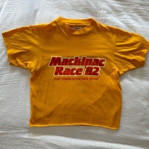 Vintage yellow baby tee